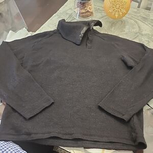 Armani EXCHANGE Men's Black WOOL Sweater Medium Size